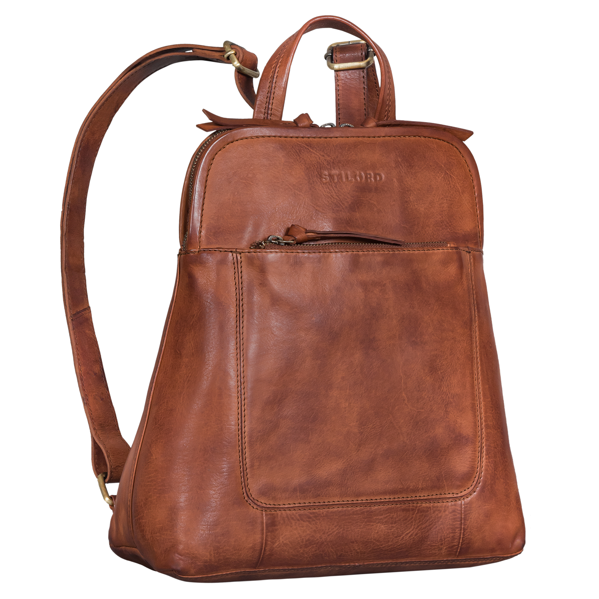 Sac à Dos Femme Cuir PU Imperméable - Noir élégant - Pour étude, Randonnée, Week-end - Neuf Avec étiquettes