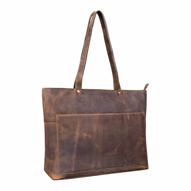 "Astrid" Grand Sac Cabas Femmes Cuir