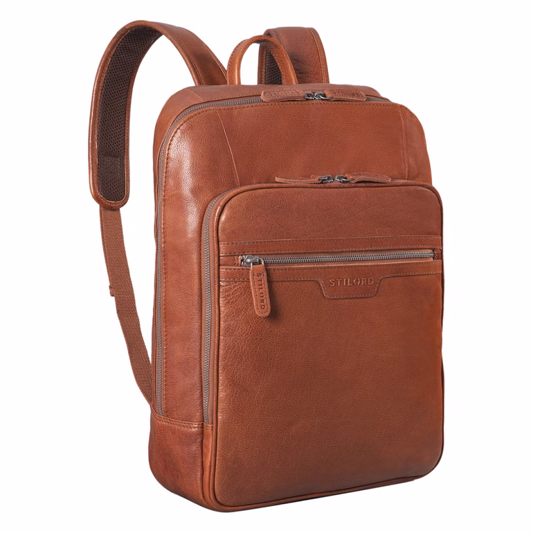 "Malik" Grand Sac à Dos Cuir Vintage  