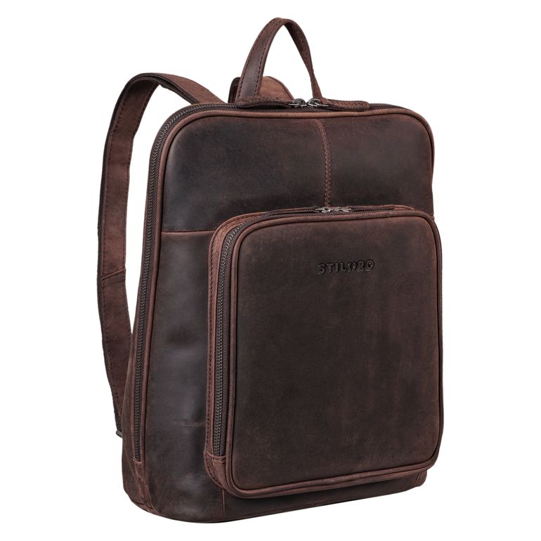 "Dan" Daypack Cuir Vintage