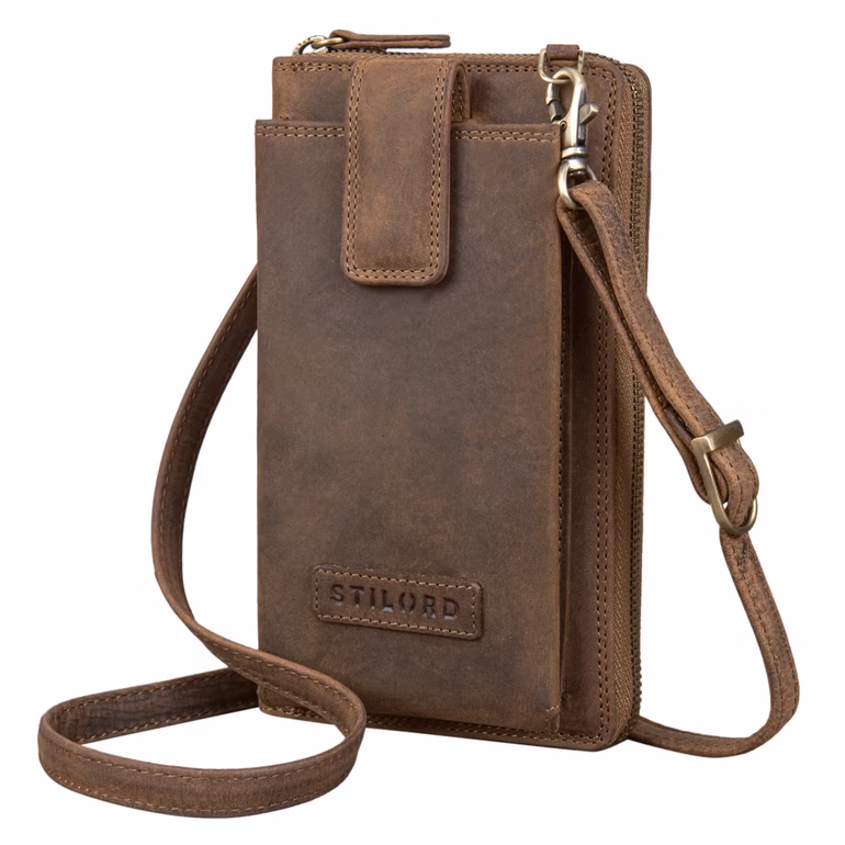 "Nelly" Sac téléphone portable femme cuir