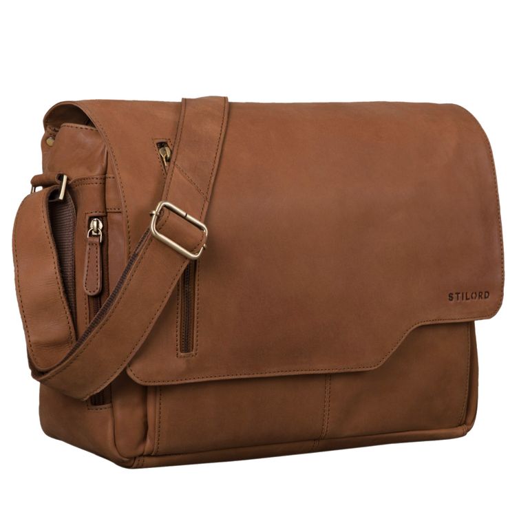 Second Choix "Marlon" Sac en Cuir pour Hommes