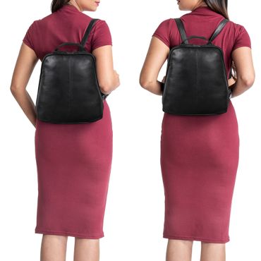 STILORD 'Fiona' Sac a Dos Femme Vintage Cuir Backpack Daypack Rétro pour Femmes Sac à Main en