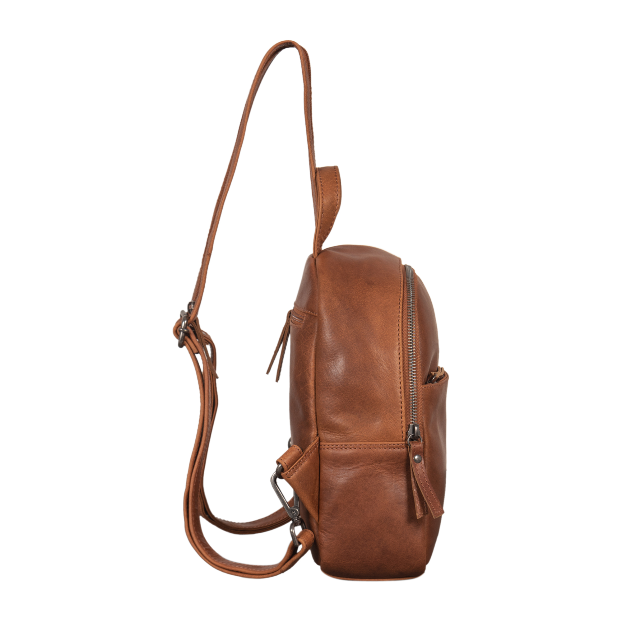 Sac à Dos Poitrine Convertible Cuir PU RAVUO - Élégant, Anti-Vol, Bordeaux - Pour Voyage Et Quotidien