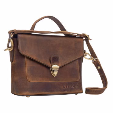 "Fallon" Sac à Main Vintage en Cuir