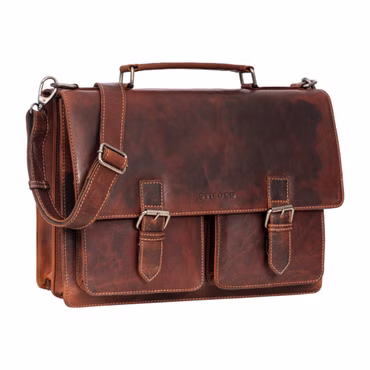 "Amandus" Porte-documents Grand cuir