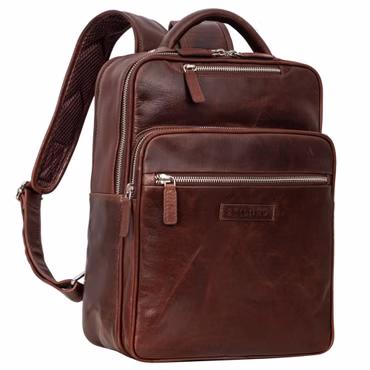 "Kaya" Sac à dos cuir ordinateur portable
