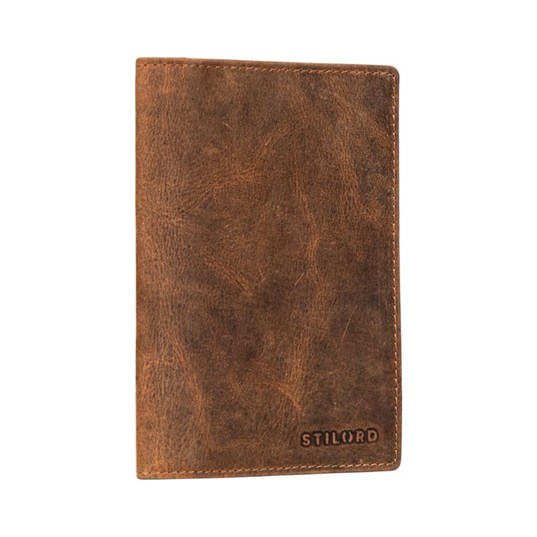 STILORD "Arthur" Passport Cover Cuir