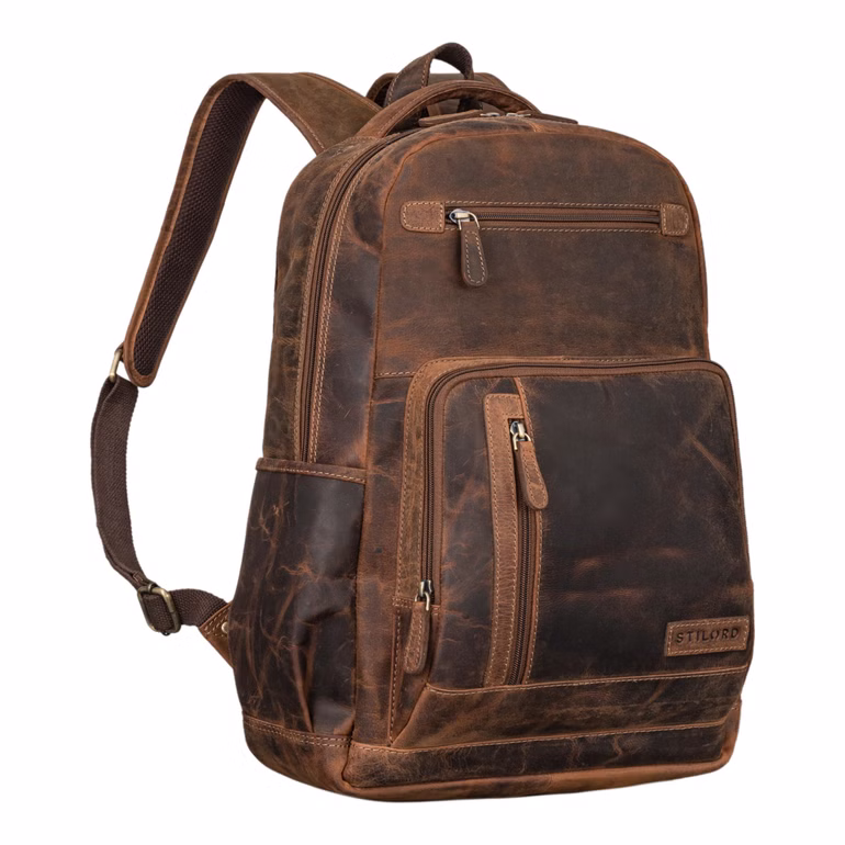 "Hubertus" Sac à dos en cuir Femme et Homme