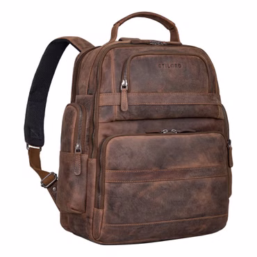 "Danny" Sac à Dos de Travail en Cuir
