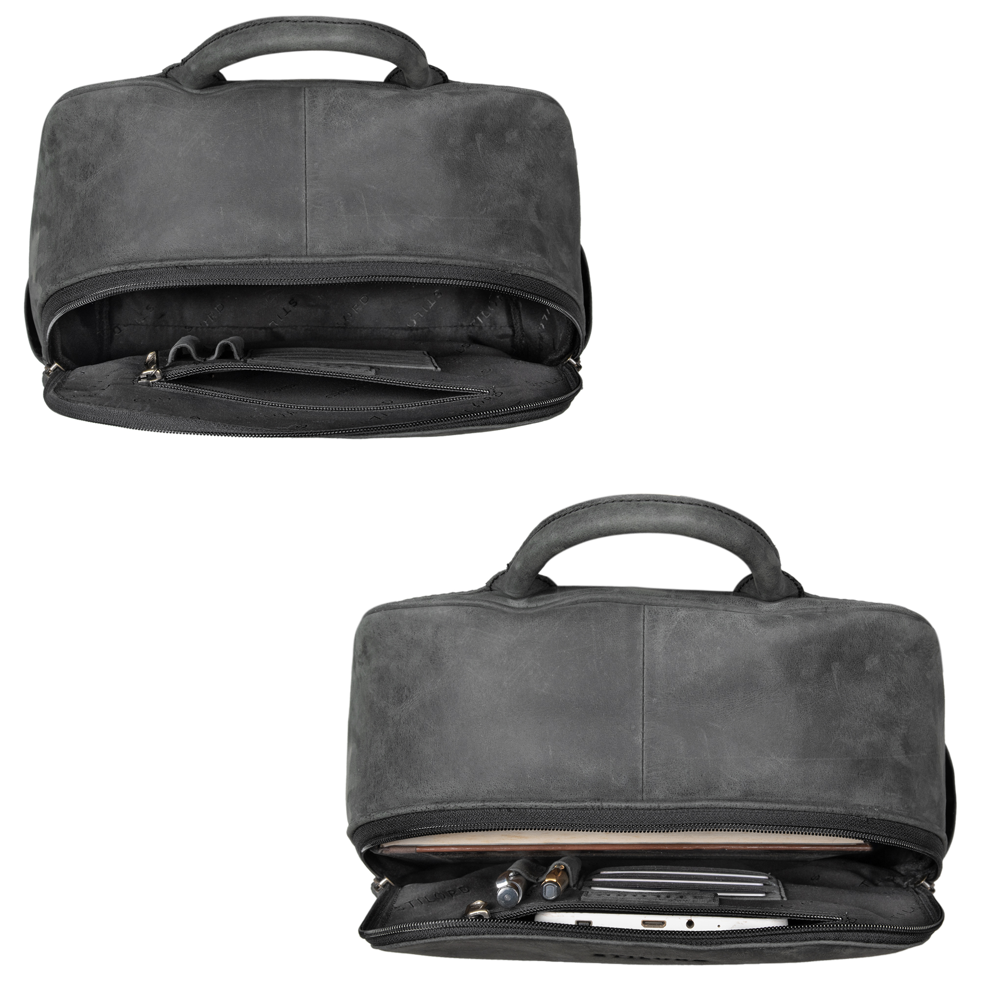 15 IN SAC Bandoulière Cuir École Bureau Ordinateur Portable Sacoche