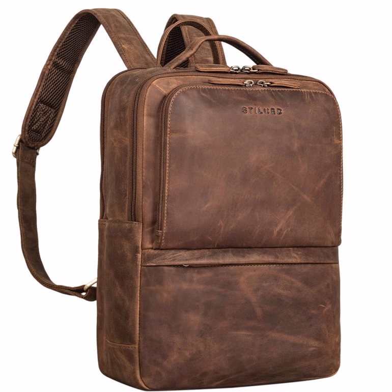 "Albert" Sacs à dos loisir cuir haute qualité