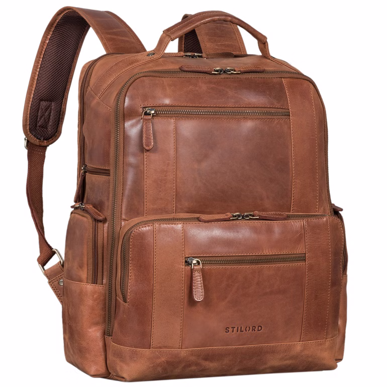 "Eike" Sac à dos mode ordi 15,6 pouces cuir