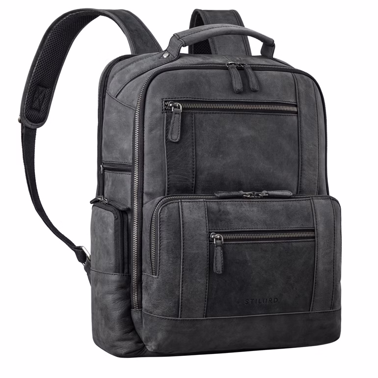 "Eike" Sac à dos mode ordi 15,6 pouces cuir