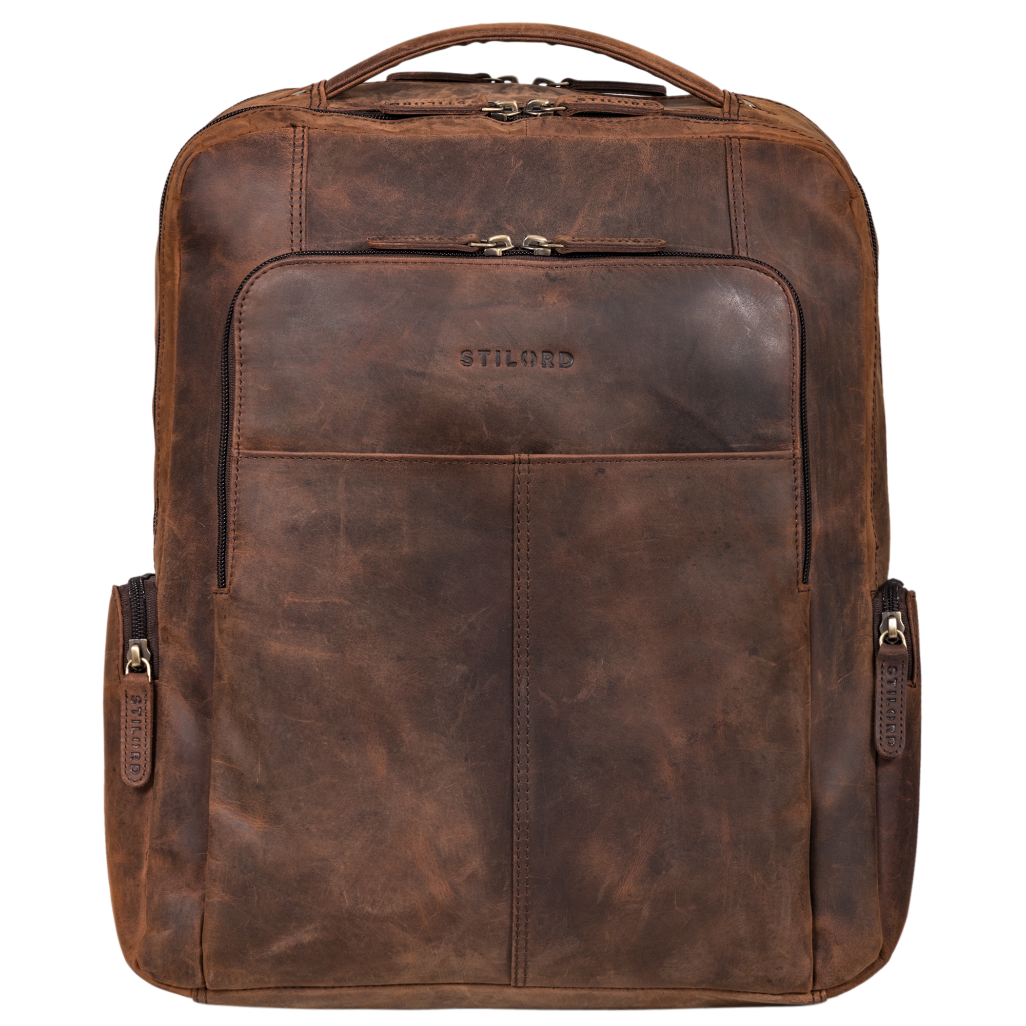 Sac à Dos Femme Cuir Véritable STILORD Hazel – Vintage, Compartiment Ordinateur 13,3 Pouces