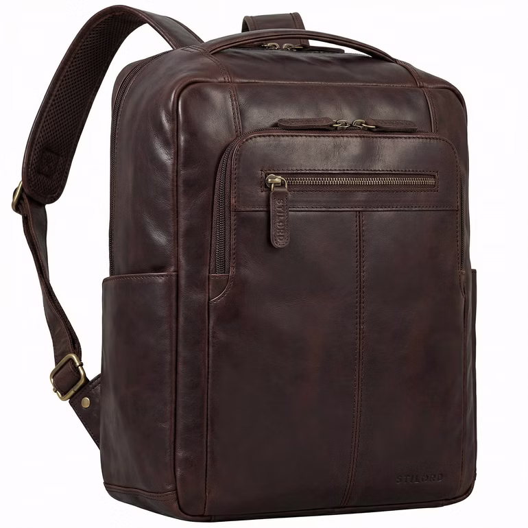 "Guido" Unique Sac Ordinateur Portable Cuir