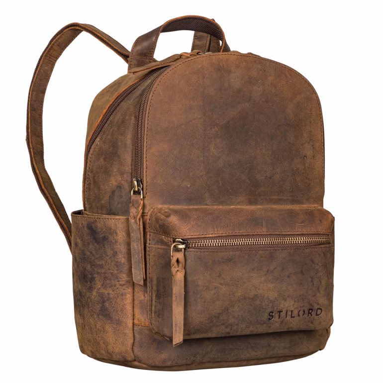 "Karolina" Sac a dos cuir Femme Sportif
