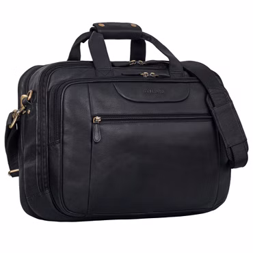 "Knut" Serviette moderne en cuir au design vintage "Knut" Serviette moderne en cuir au design vintage