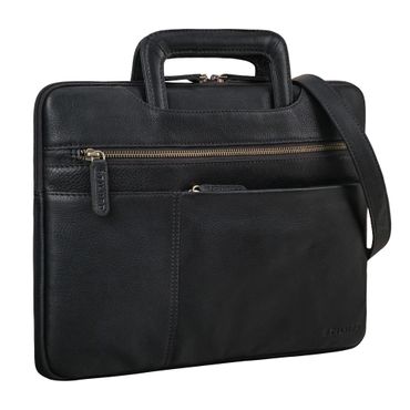 "Cole" Sac Ordinateur Cuir Homme Étroit