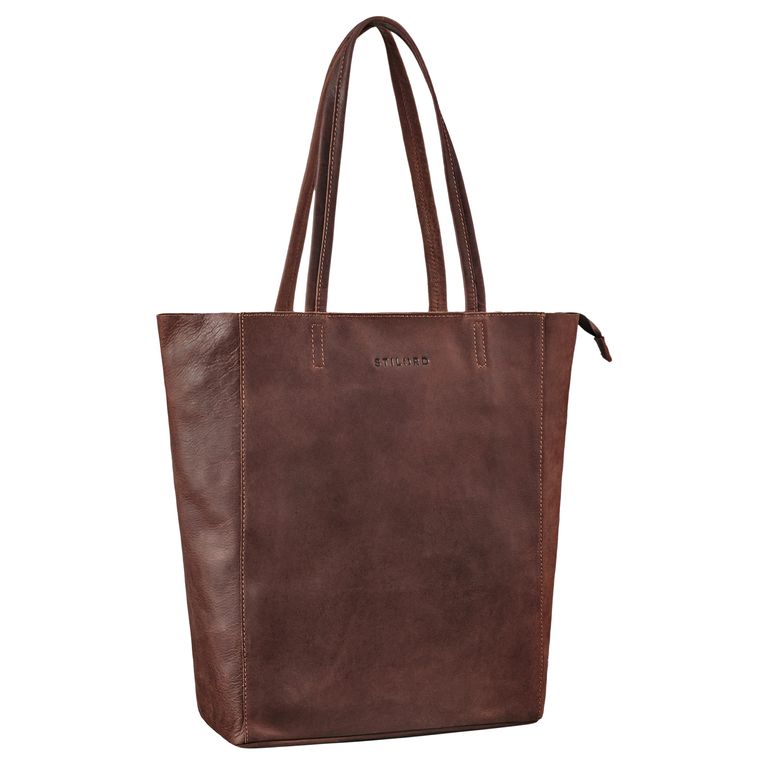 "Chelsea" Grand Sac Fourre Tour Cuir Femme