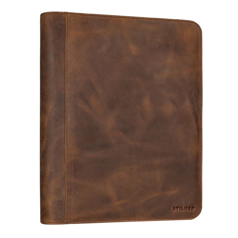 "Tate" Porte Documents A4 Cuir Vintage