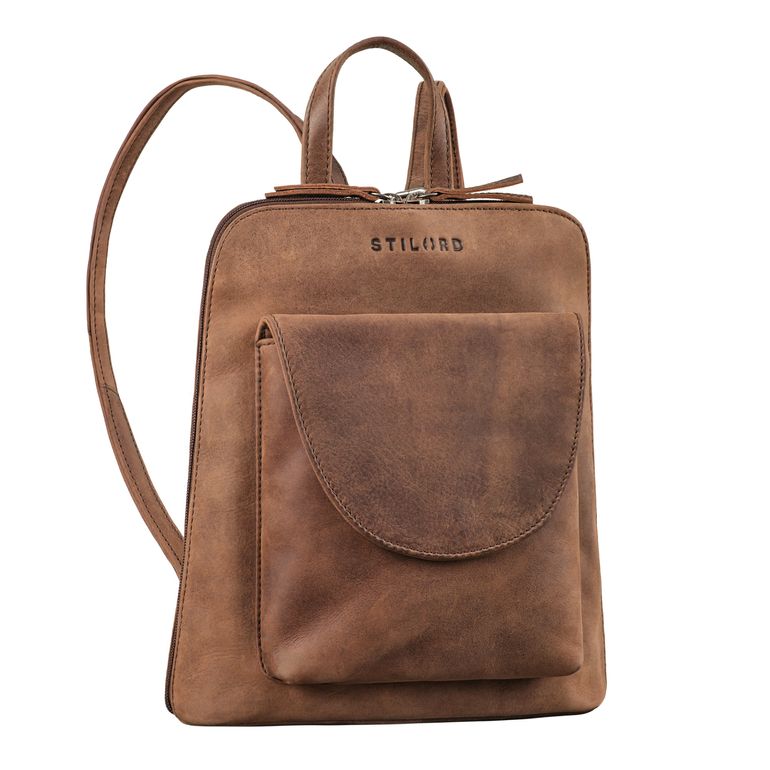 "Bernice" Elégant Sac à Dos Cuir Femme Petit