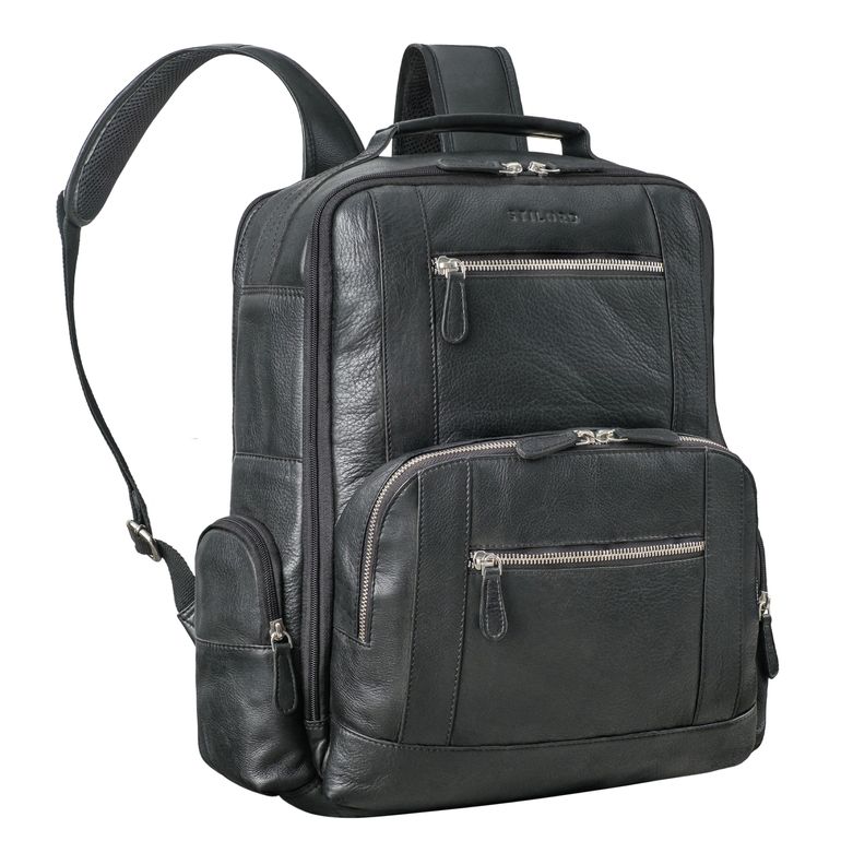 "Tatum" Sac à Dos Ordi Portable 16 Pouces Homme Cuir