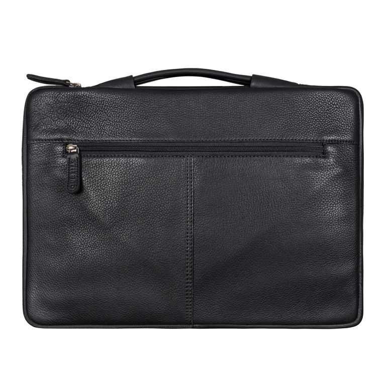 Cannes" Sacoche Ordinateur 15.6 Pouces Cuir Étroit Pochette Homme & Femme