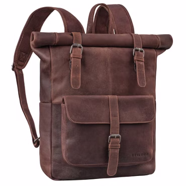 "Herakles" Grand Sac à dos Cuir 17 Inch