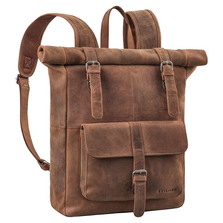 "Herakles" Grand Sac à dos Cuir 17 Inch