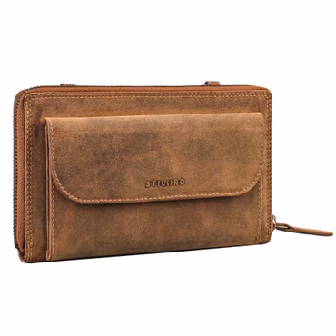 "Monica" Portefeuille en cuir pour téléphone portable