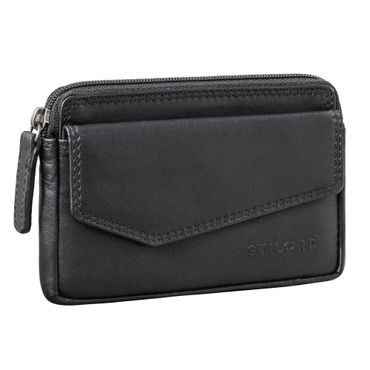 "Cruz" Pochette Porte Clef Cuir RFID