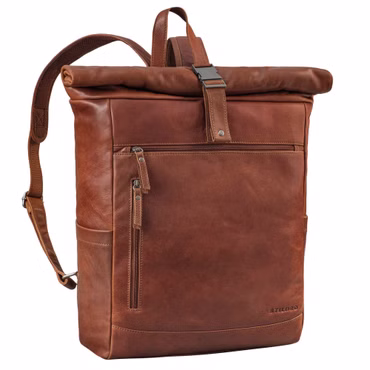 "Lutz" Grand Sac a Dos Roll Top Cuir 
