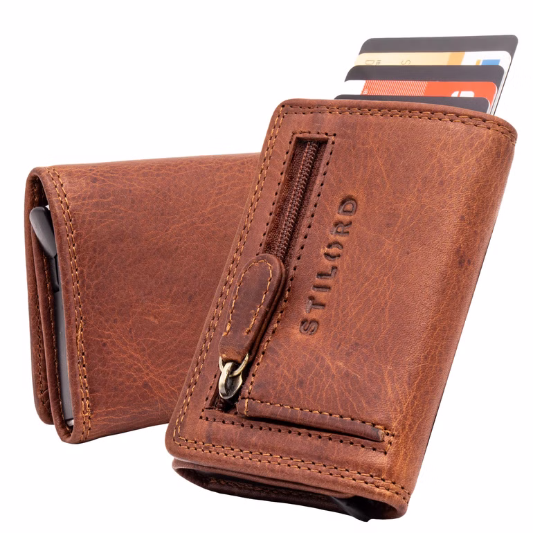 "Roy" Petit portefeuille homme Cuir