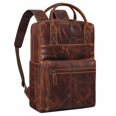 "Topaz" Grand Sac a Dos Cuir 16 Pouces pour Homme Femme "Topaz" Grand Sac a Dos Cuir 16 Pouces pour Homme Femme