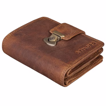 "Reese" Elegant portefeuille cuir zip pour homme et femme anti rfid