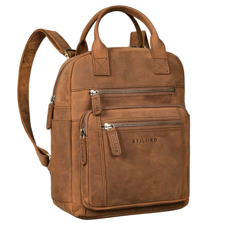 "Zane" Premium Sac à Dos de Loisirs en Cuir Pour Dames Moyen-Grand - 12 Pouces