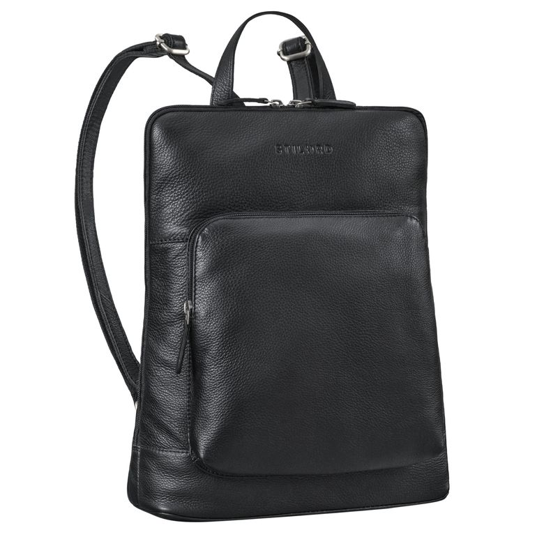 "Celia" Elegant Sac a dos en cuir veritable pour femme taille moyenne