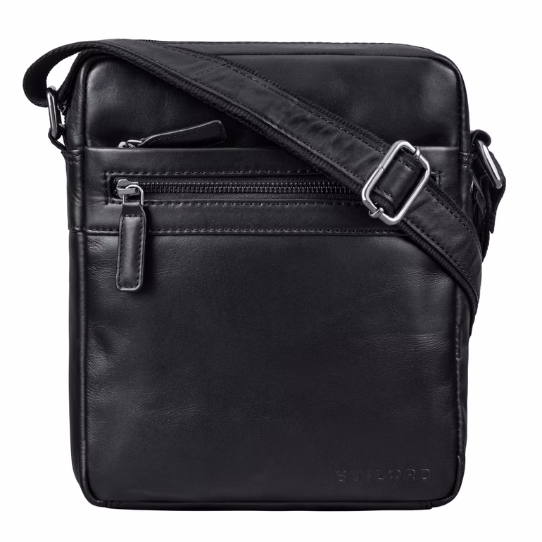  “Oli” Sacoche Homme Cuir Petite Vintage - 11 Pouces