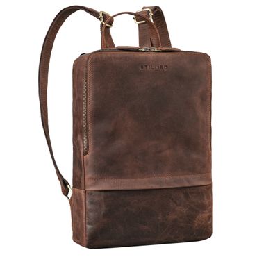 "Verona" Sac à Dos Femme et Homme Taille Moyenne en Cuir Véritable