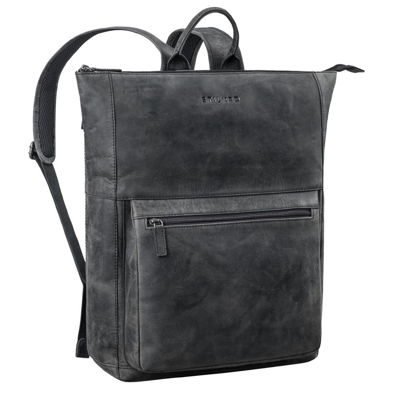 "Espen" Grand Sac a dos Cuir ordi 17 pouces Femme Homme