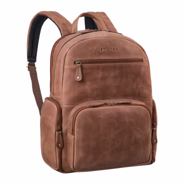 "Talvi" Grand Sac à dos Cuir Hommes et Femmes PC 15 - 17,3 Pouces