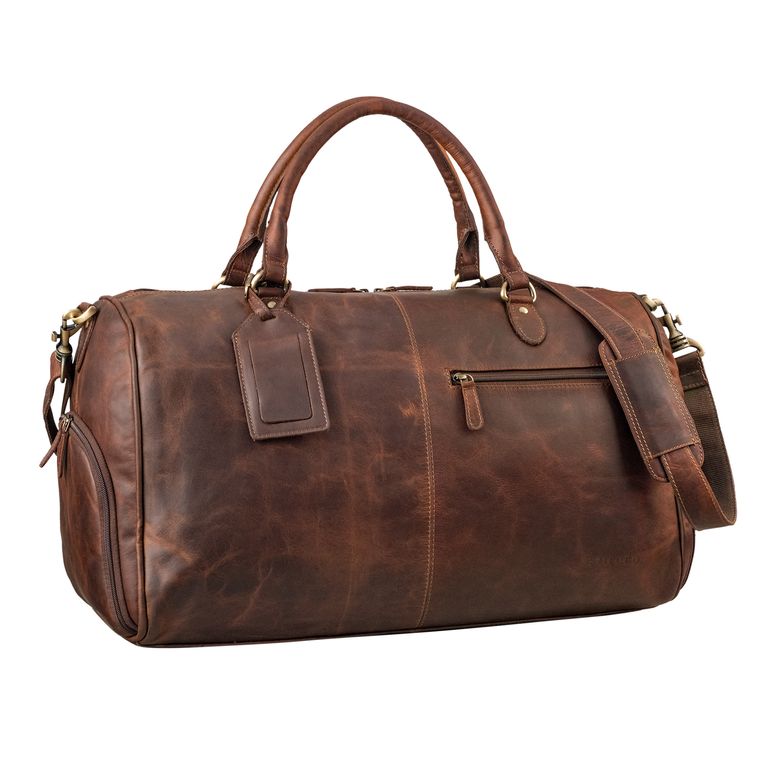 "Jermaine" Sac de Voyage en Cuir Grand Taille Hommes et Femmes