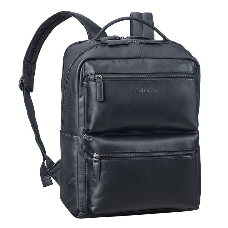 "Gustavo" Sac a Dos Grande Capacité Cuir Véritable Ordinateur Portable 15 - 16 pouces