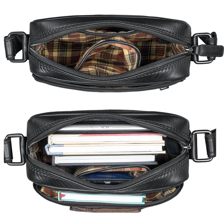 TTGoods - Sac à Bandoulière En Cuir Pour Hommes - Sac à