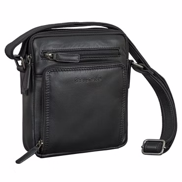 "Winston" Sacoche Homme Bandouliere Cuir Pratique pour Tablette 9,7 pouces