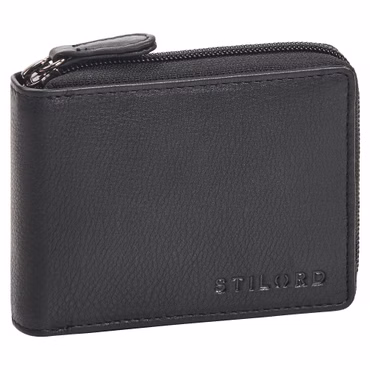 "Ernie" Portefeuille Cuir Veritable Homme et Femme Protection RFID