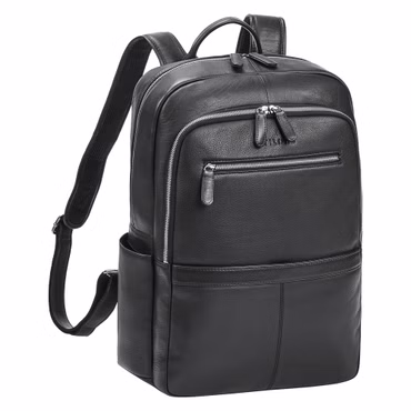 "Palermo" Sac A Dos Cuir Grand Taille 17 Pouces Homme et Femme 