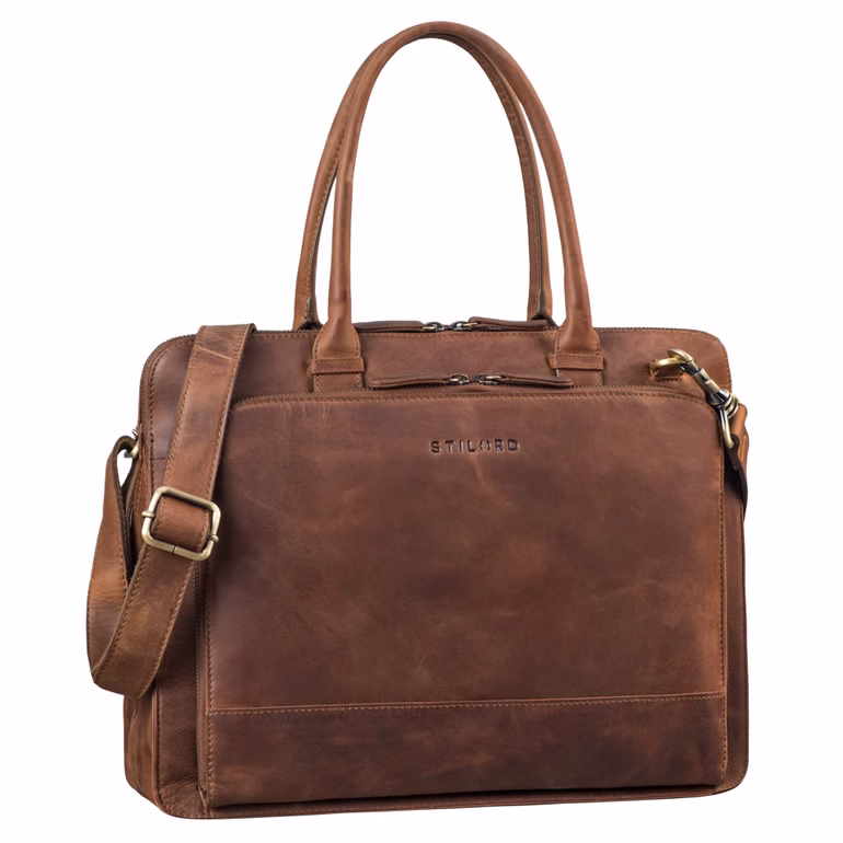 "Nola" Sac Shopper Femme Cuir Grand Sac Ordinateur 13.6 Pouces