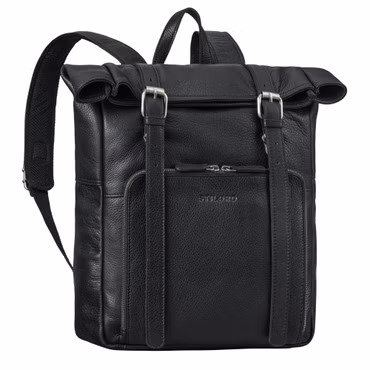 "Celio" Sac à Dos Roll Top en cuir Véritable pour Hommes et Femmes